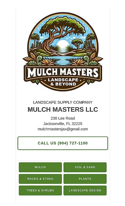 Mulch Masters plants page on a mobile phone